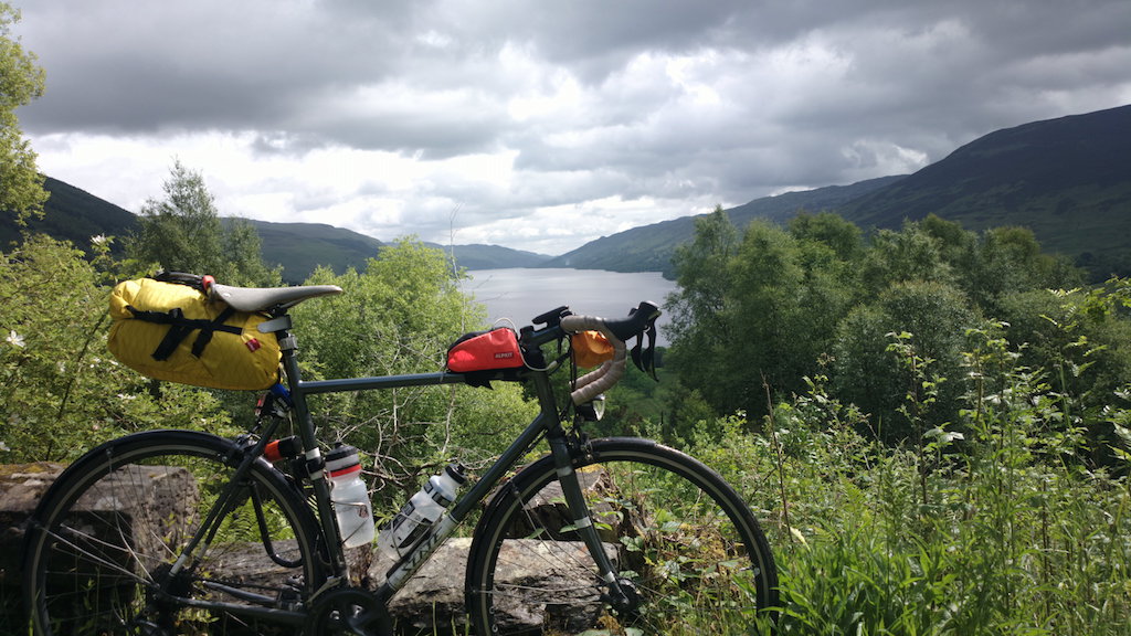 Another Bike against the great scenery