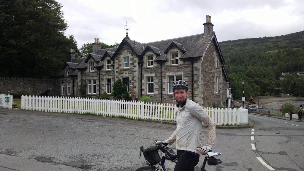 James's "happy" face in Taymouth